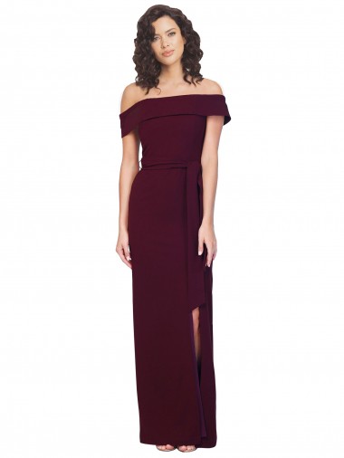 Best Mila Gowns Edwina Dress with Slit Canada